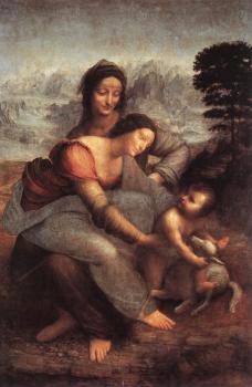 萊昂納多 達 芬奇 聖母子與聖安娜